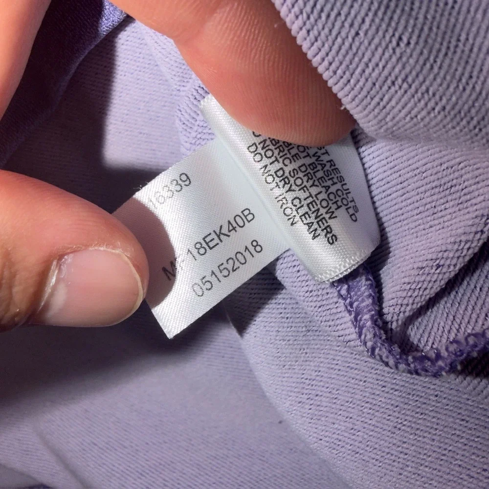 Peter Millar Lavender Quarter-Zip Pullover with Contrast Zip